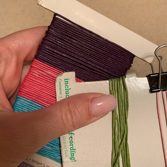 Handmade macrame kids custom bracelet - Picture 6 of 6